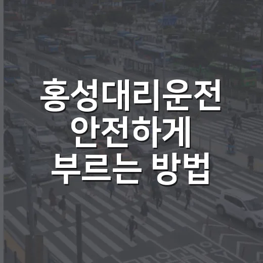 홍성대리운전 안전하게 부르는 방법, 술자리 전부터 이렇게 잡으세요 - 요약