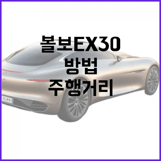 볼보 EX30 고르려면 이렇게 보세요: 가격, 주행거리, 실내까지 체크하는 방법 - 요약