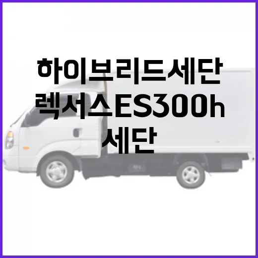 렉서스 ES300h 제대로 고르는 방법, 하이브리드 세단 처음이면 이렇게 보세요 - 요약