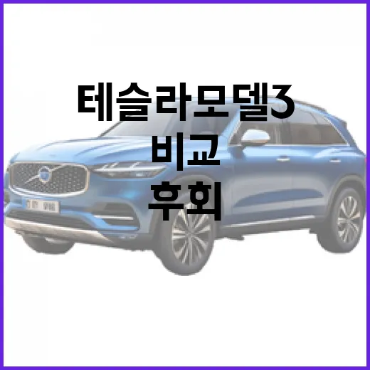 테슬라 모델3 고르는 방법, 후회 줄이려면 이렇게 비교하세요 - 요약