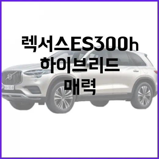 렉서스 ES300h, 하이브리드의 매력을 느끼는 방법 - 요약