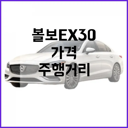볼보 EX30 구매 전 확인하는 방법, 가격·주행거리·실내까지 현실적으로 보는 법 - 요약