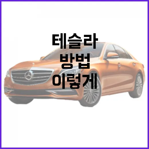 테슬라 처음 타려면 이렇게 준비하는 방법 - 요약