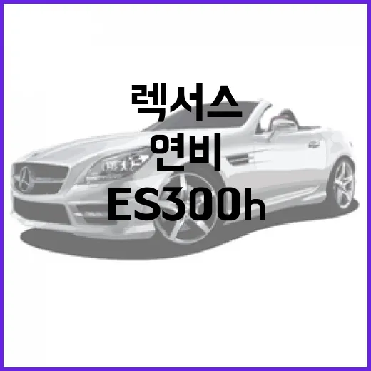 렉서스 ES300h 고르려면 이렇게 보세요: 연비, 승차감, 중고 체크 방법 - 요약
