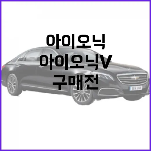 아이오닉v 구매 전 후회 줄이는 방법, 충전부터 실사용 비용까지 - 요약