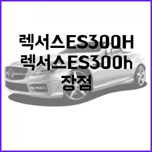 렉서스 ES300h 제대로 고르는 방법, 장점과 단점까지 현실적으로 따져보기 - 요약