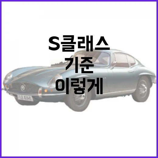 s클래스 제대로 고르는 방법, 오너용과 쇼퍼드리븐 기준은 이렇게 나뉩니다 - 요약