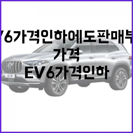 EV6 가격 인하에도 판매 부진을 읽는 방법, 구매 전 이렇게 판단하세요 - 요약
