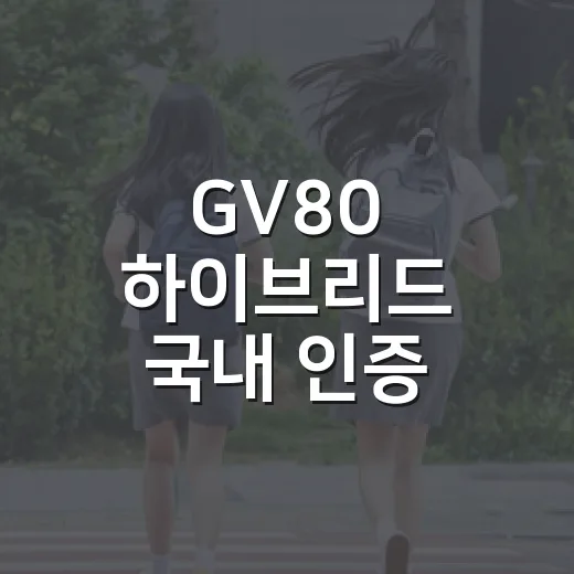 GV80 하이브리드 국내 인증 소식 보고 팰리세이드와 제대로 비교하는 방법 - 요약