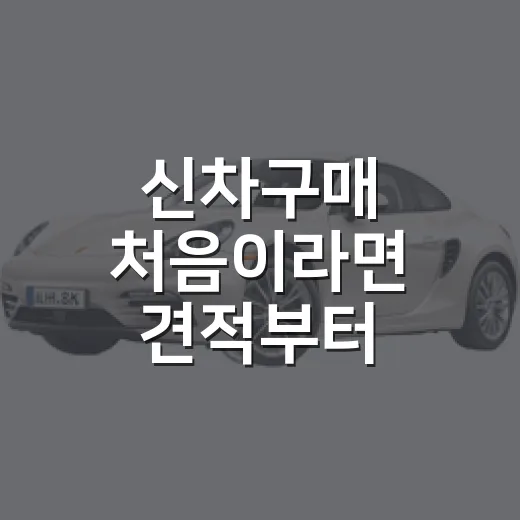 신차구매 처음이라면 견적부터 출고까지 손해 줄이는 방법 - 요약