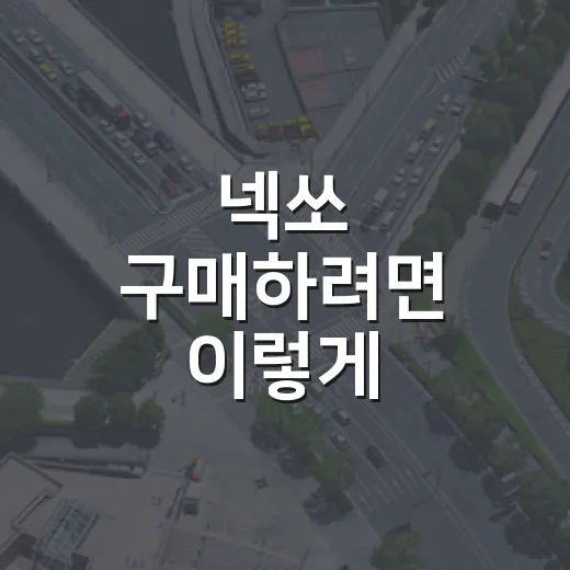 넥쏘 구매하려면 이렇게 따져보는 방법 - 요약