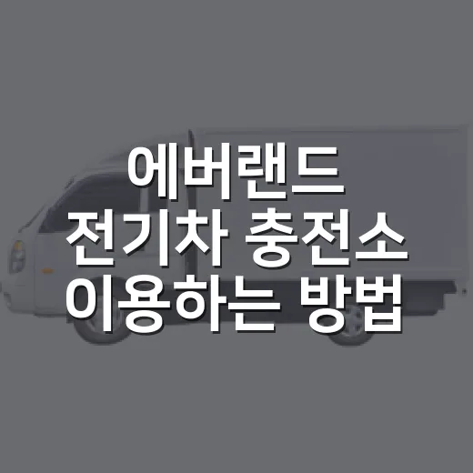 에버랜드 전기차 충전소 이용하는 방법, 주차장별 동선까지 챙기려면 이렇게 - 요약
