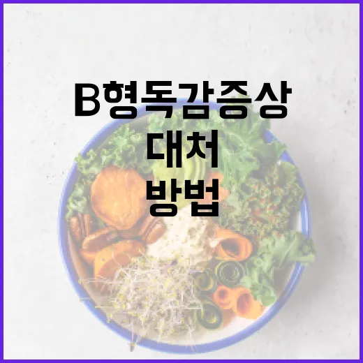 B형 독감 증상과 효과적으로 대처하는 방법 - 요약