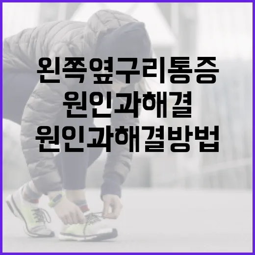 왼쪽 옆구리 통증의 원인과 해결 방법 - 요약