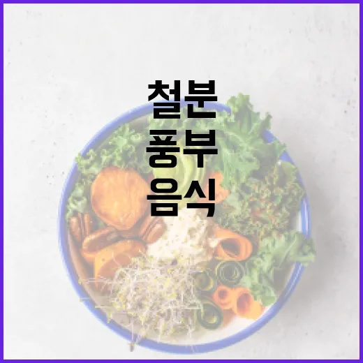철분이 풍부한 음식을 섭취하는 방법 - 요약
