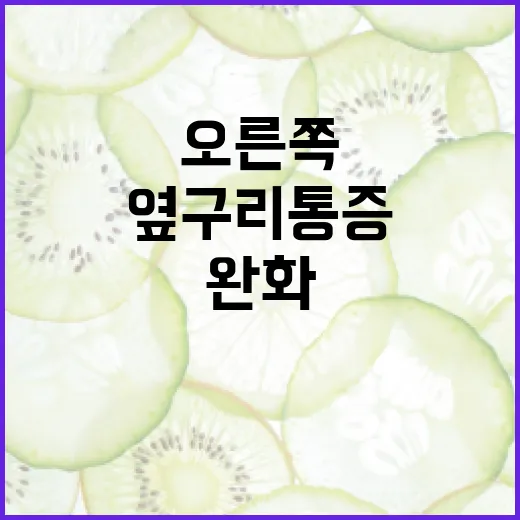 오른쪽 옆구리 통증을 완화하는 방법 - 요약