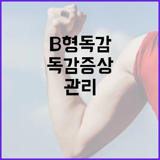 B형 독감 증상을 이해하고 관리하는 방법 - 요약