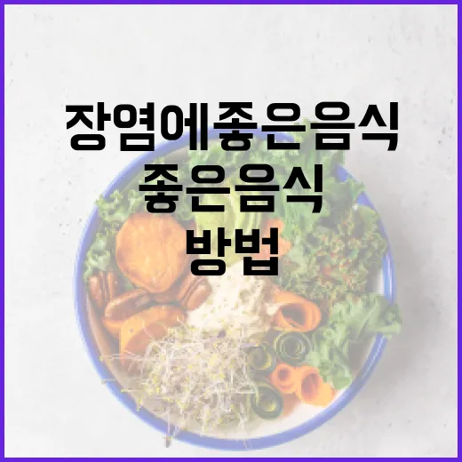장염에 좋은 음식을 선택하는 방법 - 요약
