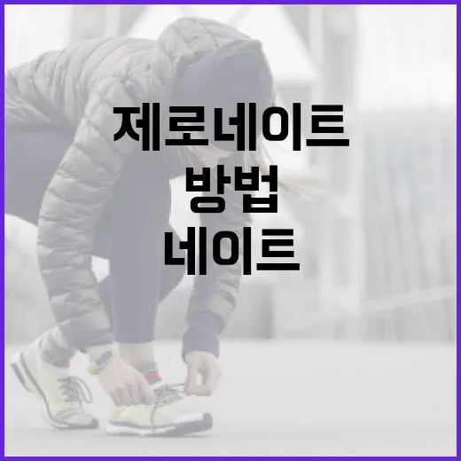 제로네이트를 활용하여 건강한 식단을 유지하는 방법 - 요약