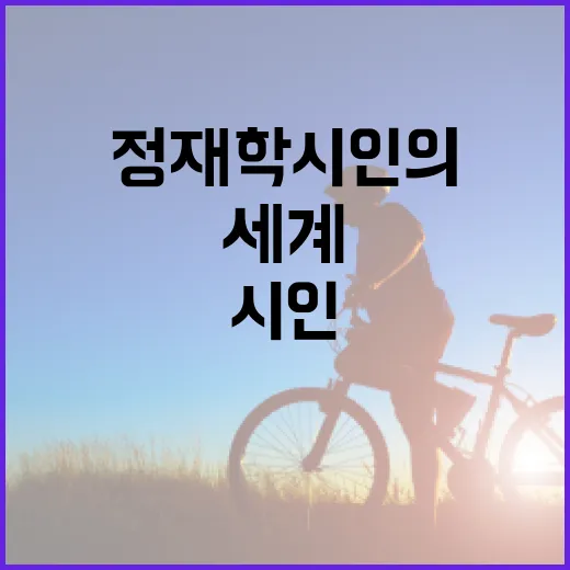 정재학 시인의 작품 세계를 이해하는 방법 - 요약
