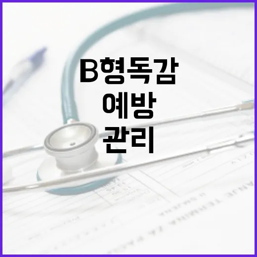 B형 독감을 예방하고 관리하는 방법 - 요약