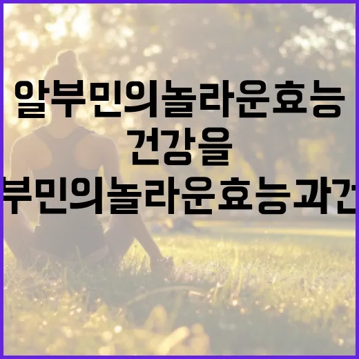 알부민의 놀라운 효능과 건강을 위한 활용 방법 - 요약