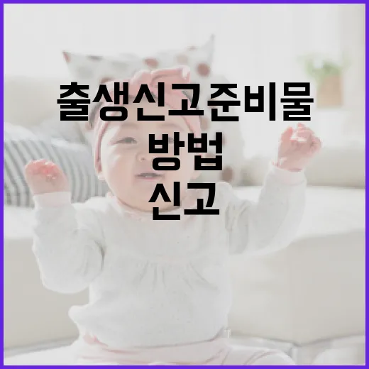 출생신고 준비물을 알차게 준비하는 방법 - 요약