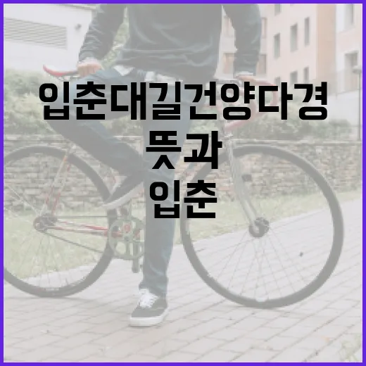 입춘대길 건양다경의 뜻과 활용 방법 - 요약