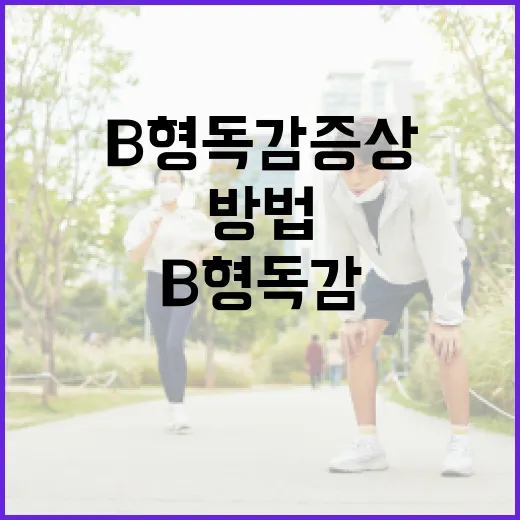 B형 독감 증상을 알아보는 방법 - 요약