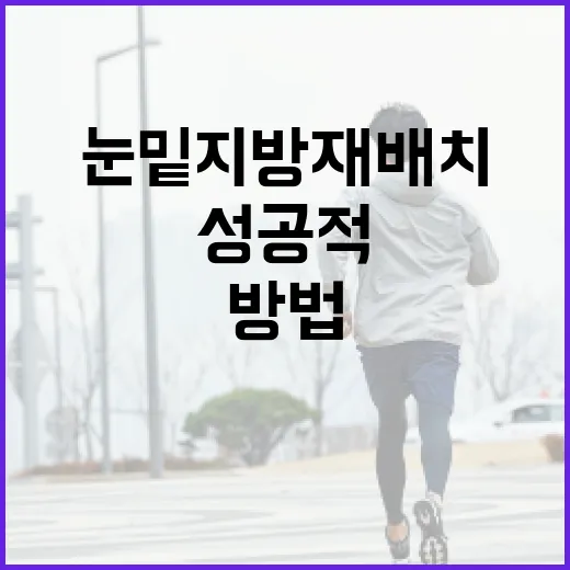 눈밑지방재배치를 성공적으로 진행하는 방법 - 요약