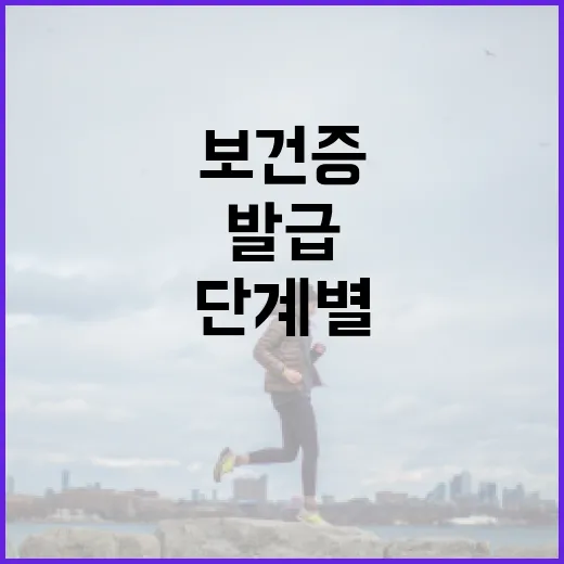 보건증 발급을 위한 단계별 가이드 - 요약