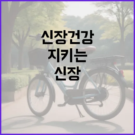 신장 건강을 지키는 음식 선택 방법 - 요약