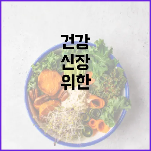 신장 건강을 위한 음식 선택 방법 - 요약