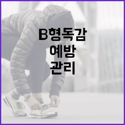 B형 독감을 예방하고 관리하는 방법 - 요약