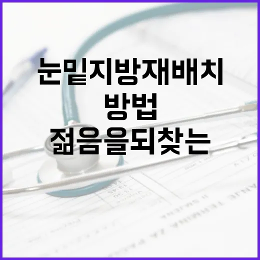 눈밑지방재배치로 젊음을 되찾는 방법 - 요약