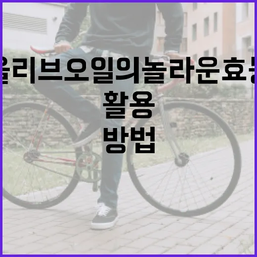 올리브오일의 놀라운 효능을 최대한 활용하는 방법 - 요약