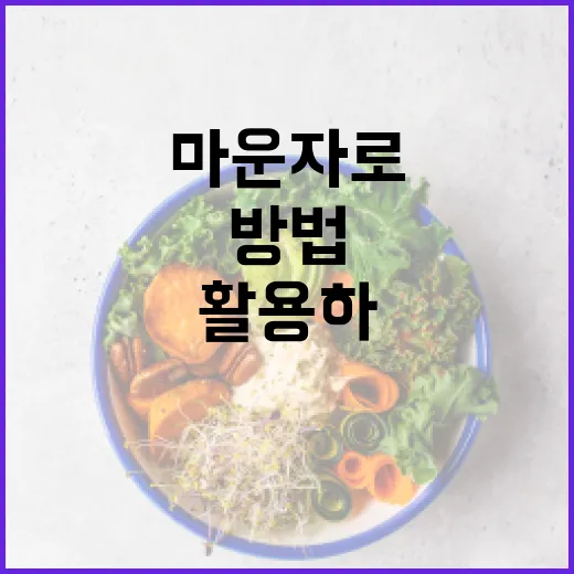 마운자로를 활용하여 건강을 증진하는 방법 - 요약