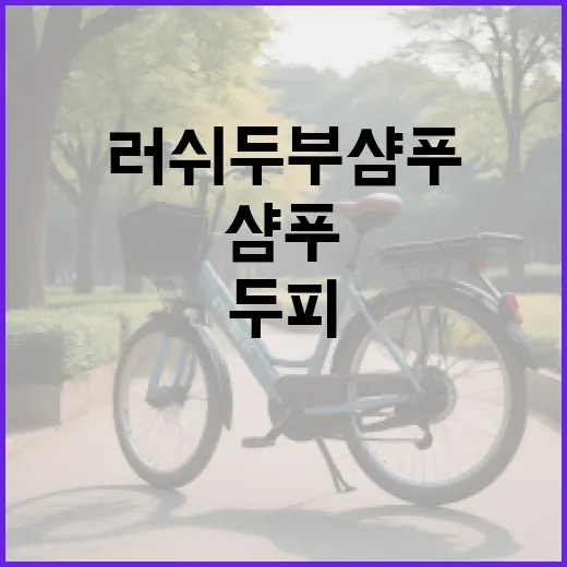 러쉬 두부샴푸로 두피 건강을 개선하는 방법 - 요약