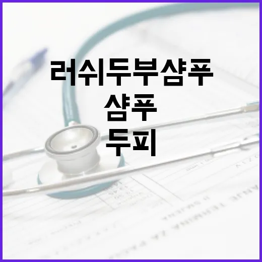 러쉬 두부샴푸로 두피 건강을 지키는 방법 - 요약