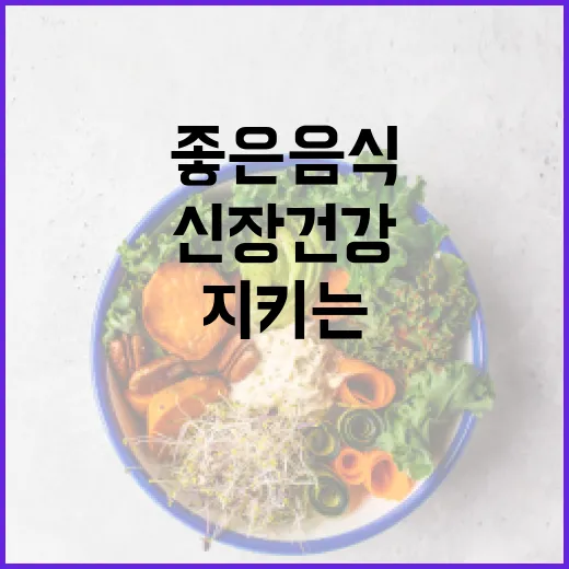 신장 건강을 지키는 방법: 신장에 좋은 음식을 소개합니다 - 요약