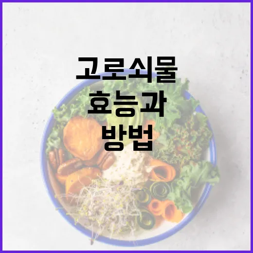 고로쇠물의 효능과 건강하게 섭취하는 방법 - 요약