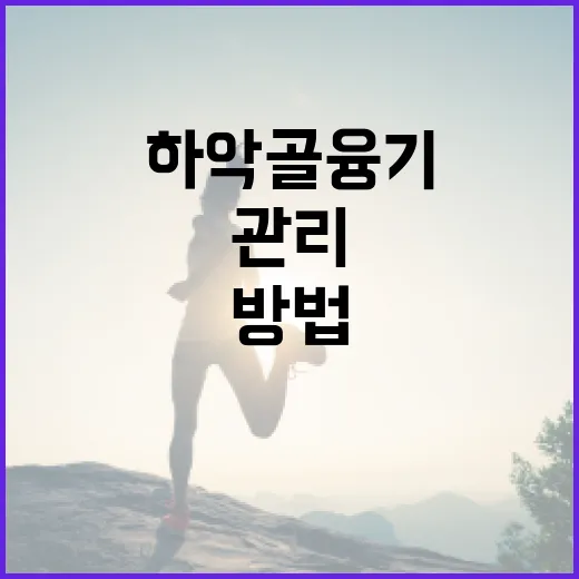 하악골융기를 관리하는 방법 - 요약