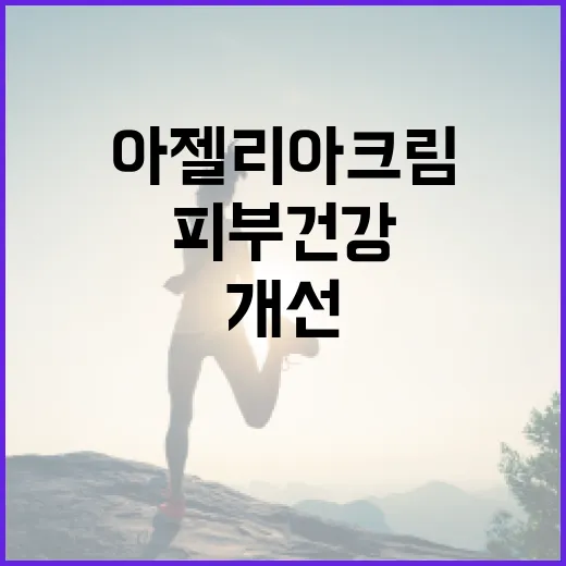 아젤리아크림을 활용하여 피부 건강을 개선하는 방법 - 요약