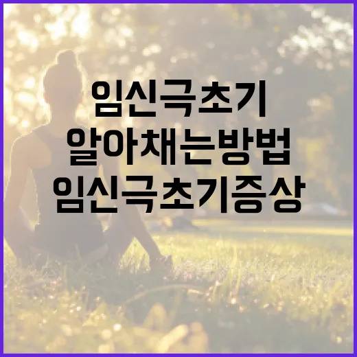 임신 극초기 증상을 알아채는 방법 - 요약