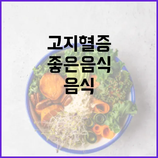 고지혈증 관리에 좋은 음식을 선택하는 방법 - 요약