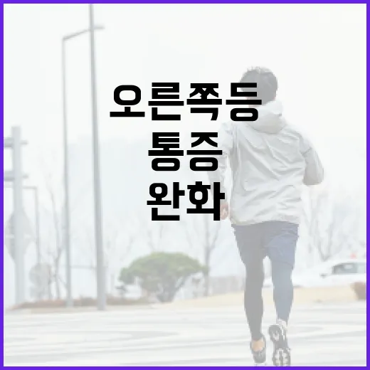 오른쪽 등 통증을 완화하는 방법 - 요약