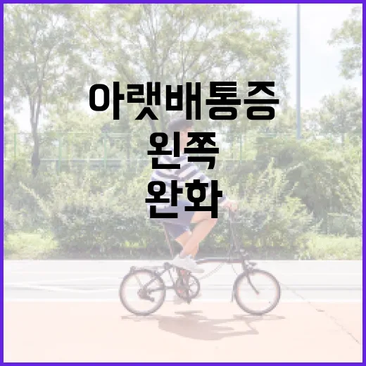 왼쪽 아랫배 통증을 완화하는 방법 - 요약