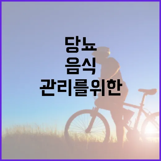 당뇨 관리를 위한 음식 선택 방법 - 요약