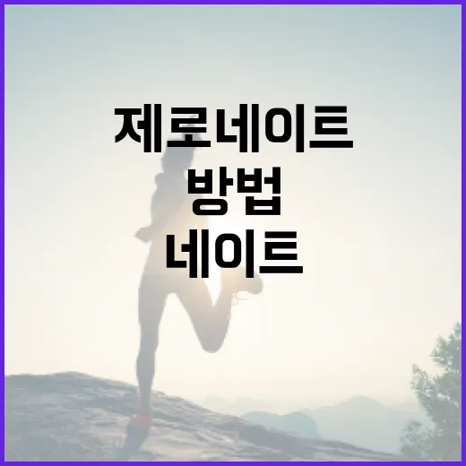 제로네이트를 활용하여 건강하게 생활하는 방법 - 요약