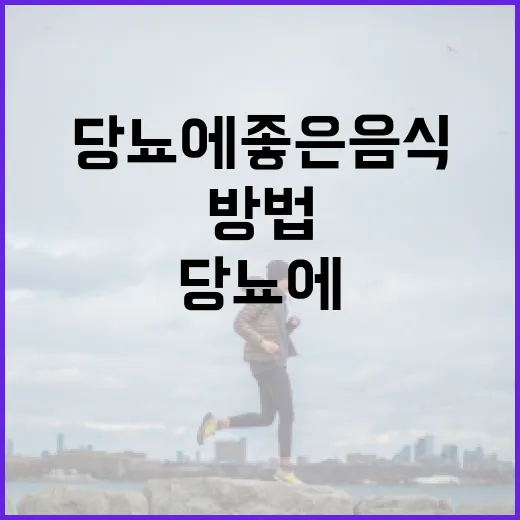 당뇨에 좋은 음식을 선택하는 방법 - 요약